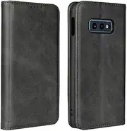 for Galaxy S10e Case Leather Wallet with Credit Card Holder Cash Slot SunYoo Flip Cover Drop Protection Shockproof Stand Magnetic Folio Women Men Her Purse for Samsung GalaxyS10e Black
