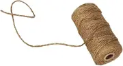 NUOBESTY 1 Roll Natural Jute Twine Heavy Duty Craft Rope for DIY Projects Gardening Wedding Decorations Thick Twine String for Decor and Wrapping