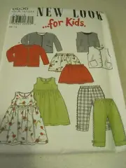 NEW LOOK CHILDREN'S JACKET DRESS PANT 6856 ... For Kids Sewing Pattern UNCUT