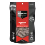 Black Hawk Beef Jerky Sticks Dog Treats 200 Gm