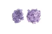 100x Cattle Ear Tags 5x2cm Purple Cow Sheep Pig Small Animal Livestock Label Tag