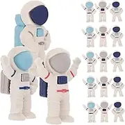 Gadpiparty 24Pcs Adorable Astronaut Erasers Small Wear Resistant Painting Erasers for School Supplies Outer Space Party Favors Bright Colors Fun Design
