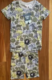 Seed Heritage Boy’s Animals Summer Pyjama Set Brand New Size 8