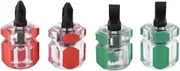Mini Stubby Screwdriver Set, 4 Pieces Small Flat Head Crosshead, Repair Tools