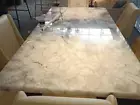 72" x 36" White Agate Gemstone Table Top - Rectangle Shape - Unique Decor Piece