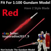 Led Beam Saber Lightsaber Sword Blade For 1/100 MG RE Gundam Model Red