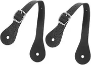 MUELODSIC 2pcs Western Spur Straps for Riding Spur Belts Stylish Boot Accessories for Outdoor Training and Competitions