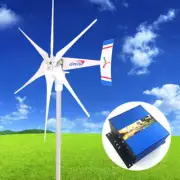 WindZilla PMA 12 V 1800 W AC 6 Blade Wind Turbine Generator + Charge Controller