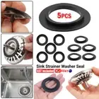 5X Sink Strainer Washer Seal Ring Durable For Kitchen Repair Waste Plug Gasket