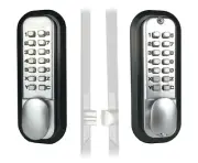All Weather Mechanical Keyless Combination Latch Door Lock with Double Keypads