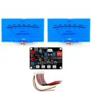 2pcs P-200 VU Meter Class A Power Amplifier DB Meter + 1pc TS-VU003 Driver Board