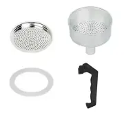 Espresso Coffee Moka-Pot Replacement Parts Handle Gasket Seal Funnel-Filter