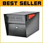Durable Stainless Steel Security Mailbox with Lock and Vandal-Resistant Flag