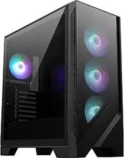 MSI Mag Forge 320R Airflow Mid-Tower PC Case, Black