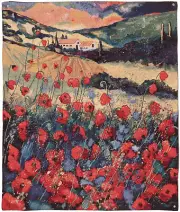 Signare Wall Hanging Poppy Field