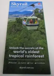 Skyrail - Rainforest Cableway - Promotional Brochure - Kuranda - Queensland