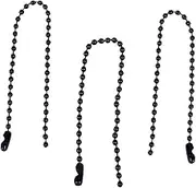DOITOOL 2.4mm Tag Ball Chain Connector 100pcs Beaded Ball Chain for Decorations