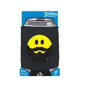 Animal Bearded Smile - Funny Novelty Stubby Holder With Base