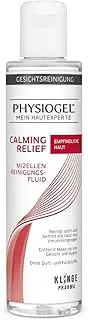 PHYSIOGEL Calming Relief Micellar Cleansing Fluid 200ml - Makeup Remover for Sensitive Skin - Gentle Facial Cleansing