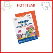 Prang (Formerly SunWorks) Construction Paper, Orange, 9" x 12", 50 Sheets