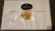VINTAGE FIELDCREST PERFECTION FULL FLAT SHEET, White