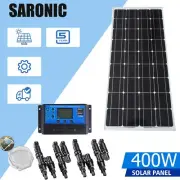 12V 400W Solar Panel Kit Mono Caravan Camping Power Battery Charging Controller