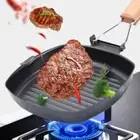 Non Stick Picnic Grill Pan Hand Forging Steak Frying Pan Outdoor BBQ