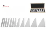 UYOYOUS 12Pcs Precision Steel Angle Block Set 1/4°To 30° Gauge With Storage Case