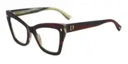 Dsquared2 D2 0152 K4G Women’s Glasses Burgundy Size 54 - Private Health Rebate - Blue Light Block Available