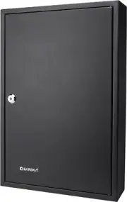 Barska 64 Position Key Lock Box with Key Lock, Black