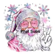 Sublimation Print Bubble Blowing Santa Ready to Press Heat Transfer