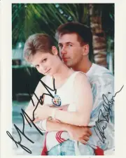 ALEC BALDWIN & JENNIFER JASON LEIGH “MIAMI BLUES” JOINT HAND SIGNED PHOTO