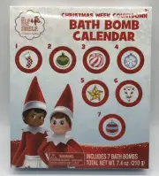 Elf On The Shelf® Christmas Week Countdown Bath Bomb Advent Calendar (7 Count)