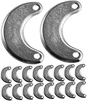 TEHAUX 50pcs Picture Frame Clips: Metal Durable Easy Installation Turn Backing Button Fasteners for Photo Frames Artwork and Craft Projects