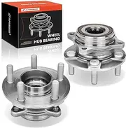 A-Premium 2 x Rear Wheel Bearing and Hub Assembly with 5-Lug Compatible with Ford Mustang 2015-2022, GT 2017-2018