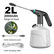 2L Electric Spray System Mist Spray Bottle Automatic Garden Watering Can Water Spray Device Sterilization With Extension