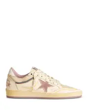 Golden Goose Women's Ball Star Almond Toe Star Patch Sneakers