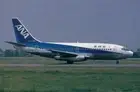 ANA All Nippon Airways Boeing 737-200 JA8412 @ Nagoya 1990 - postcard