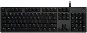 Logitech G 512 Mechanical Gaming Keyboard, RGB LIGHTSYNC, Backlit Keys, GX-Brown Touch, Aluminum Alloy, Customizable F Keys, USB Passthrough, QWERTY PT Layout - Charcoal/Black