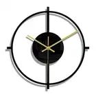 Contemporary 12 Inch Wall Clock with Frameless Design and Silent Operation