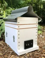 Stingless Native Bee Hive Composite With Roof | OATH BeeHive Honey Frame Design