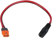 Oxtxuzdm DC7909 Female to XT60I Female Adapter Cable 14AWG for Solar Panel Charging and Outdoor Power Solution 32cm