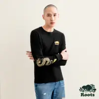 在飛比找momo購物網優惠-【Roots】Roots 男裝-舞龍新春系列 純棉長袖T恤(