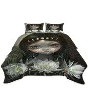 Pretty Girl Queen of the Night Blooms Coverlet