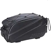 Fashionable Bike Camel Bag Large Capacity Electric Foldable Rear Fit for Seat Bag Mountain Parts and Camel Bag Accessories Easy Install(Rear Pannier)