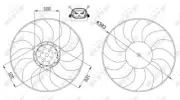 RTG Engine Cooling Fan Fits Renault Clio 1998-2005 1.4 1.6 1.9 D 2.0