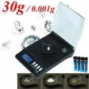 30g x 0.001g Digital Jewellery Pocket Precision Scale 1mg Electronic LCD Display