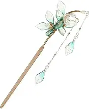 Women's Hair Sticks With Tassel Pearl Flower - Chinese Chopsticks Hair Pin Retro Chignon for DIY Accessory