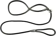 All in one Headcollar Lead/Halter/Head Collar To Anti Stop Pull Fits All Dog (Black)