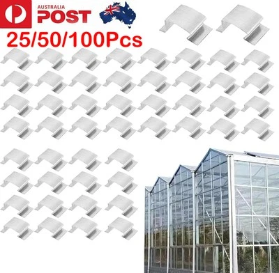 25-100Pcs Greenhouse Glass Clips, Window Fixing Clips, Panel Fixing Clips